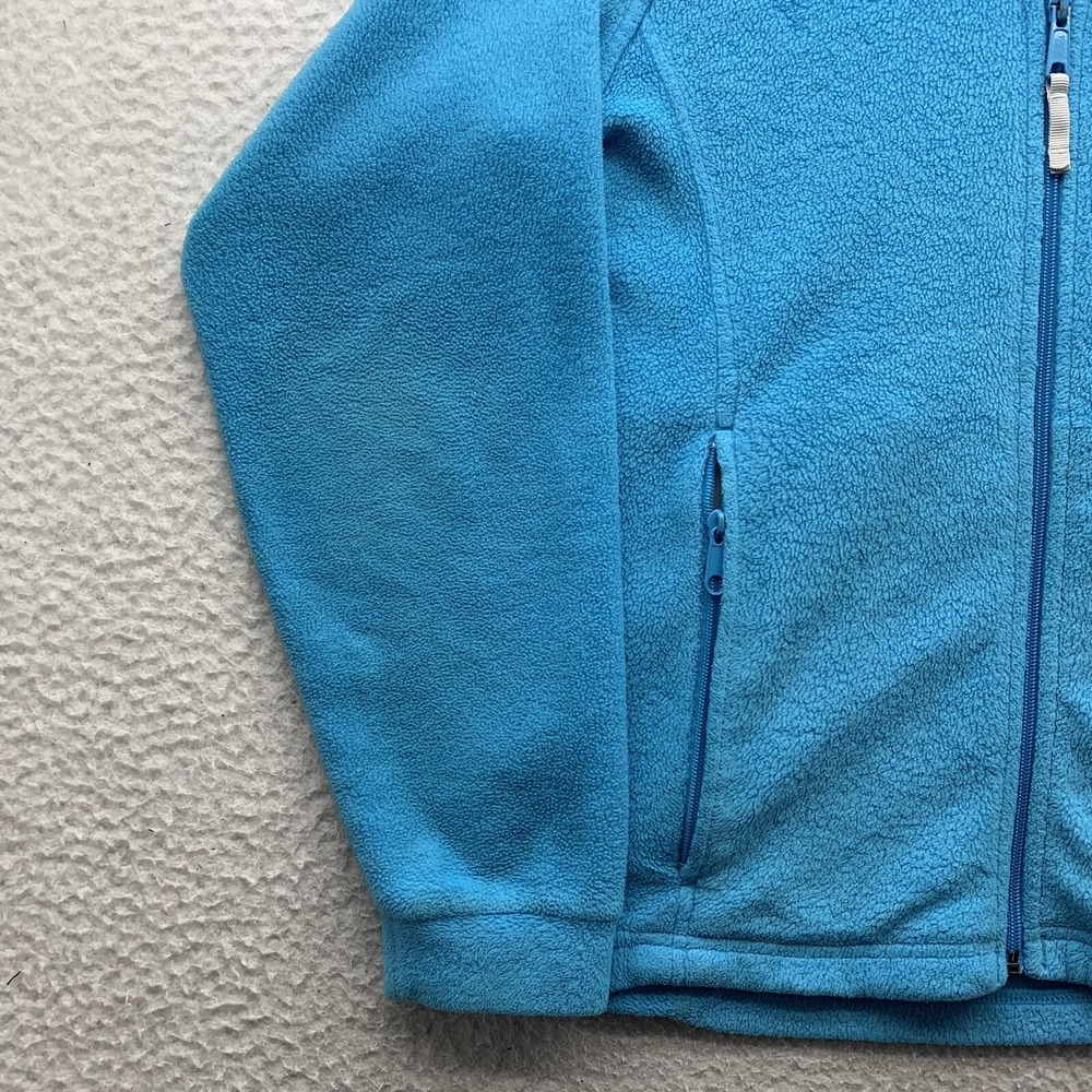 Columbia Fleece Jacket Youth Kids 14/16 Light Blue Full Zip Warm Soft Outdoors - Picture 2 of 11